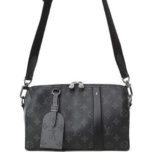 Louis Vuitton Monogram Eclipse Black City Keepall Shoulder Bag